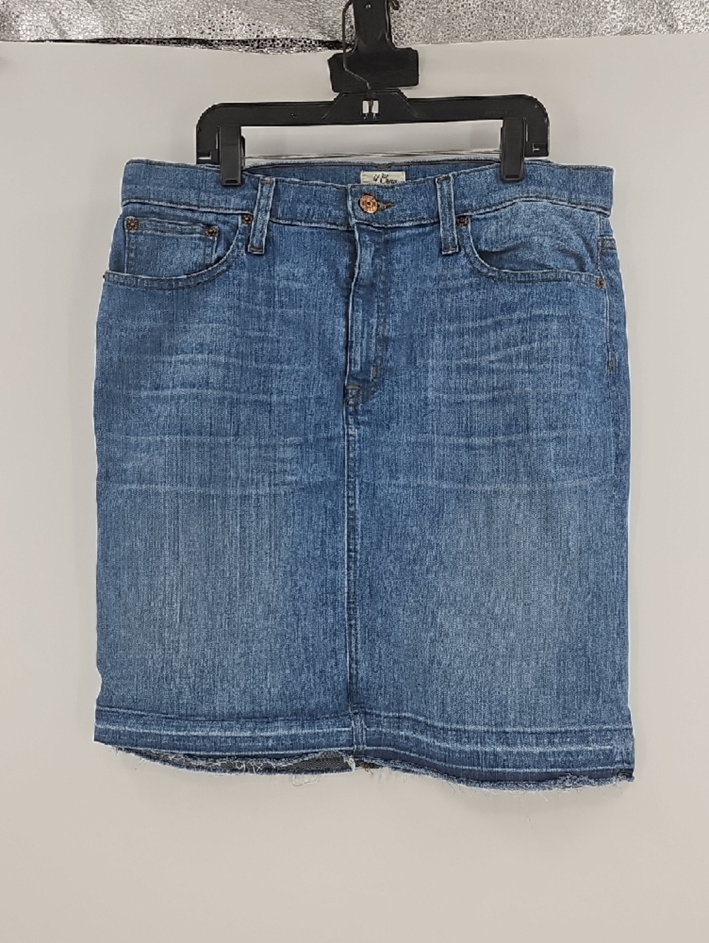 J. Crew Blue Denim Skirt Size 31